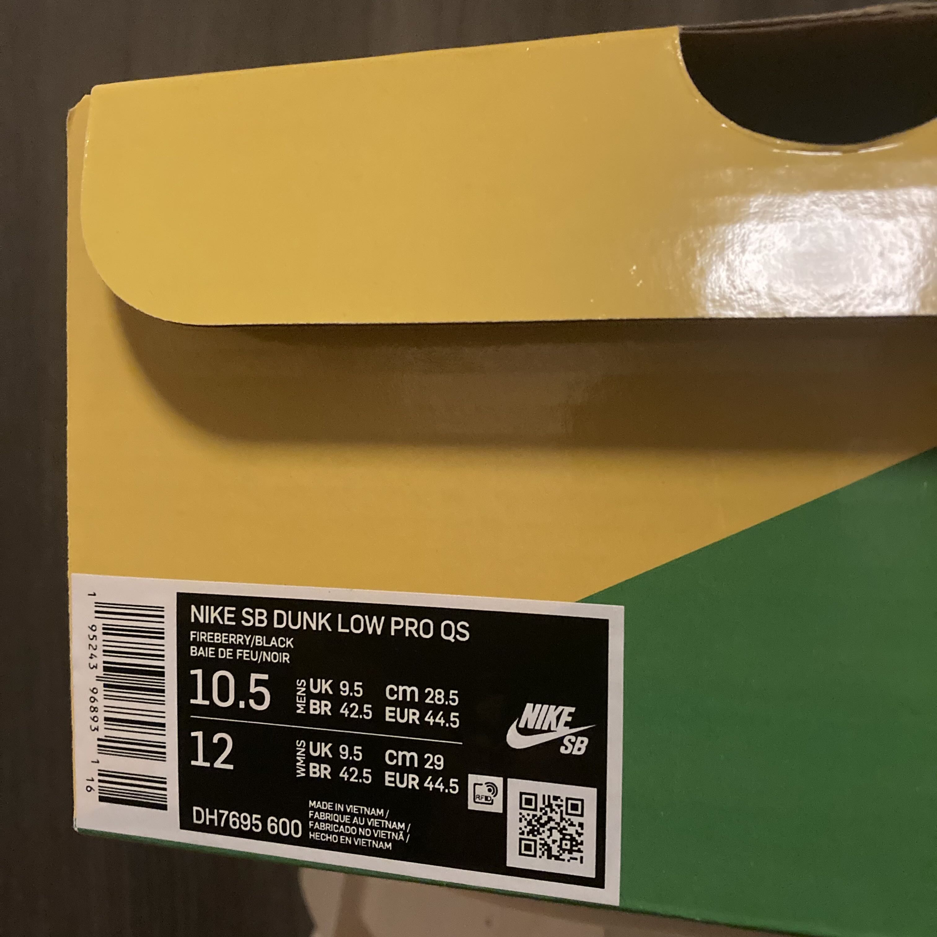 28.5cm★Nike SB Dunk Low "Payette Para" 28.5cm