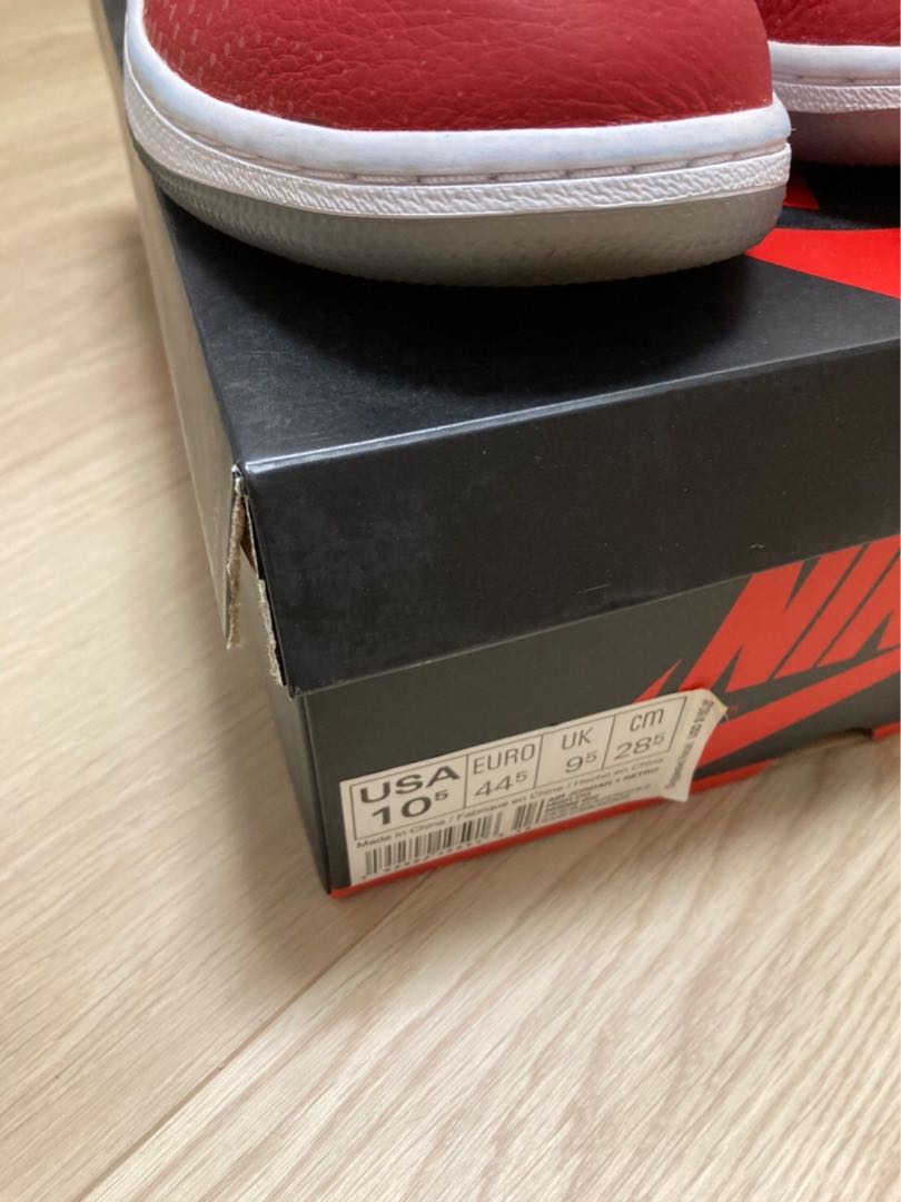 Spiderman x Nike Air Jordan 1 Origin Story "Jim Red/Ho Wight Photo Snubbull Black" 28.5cm