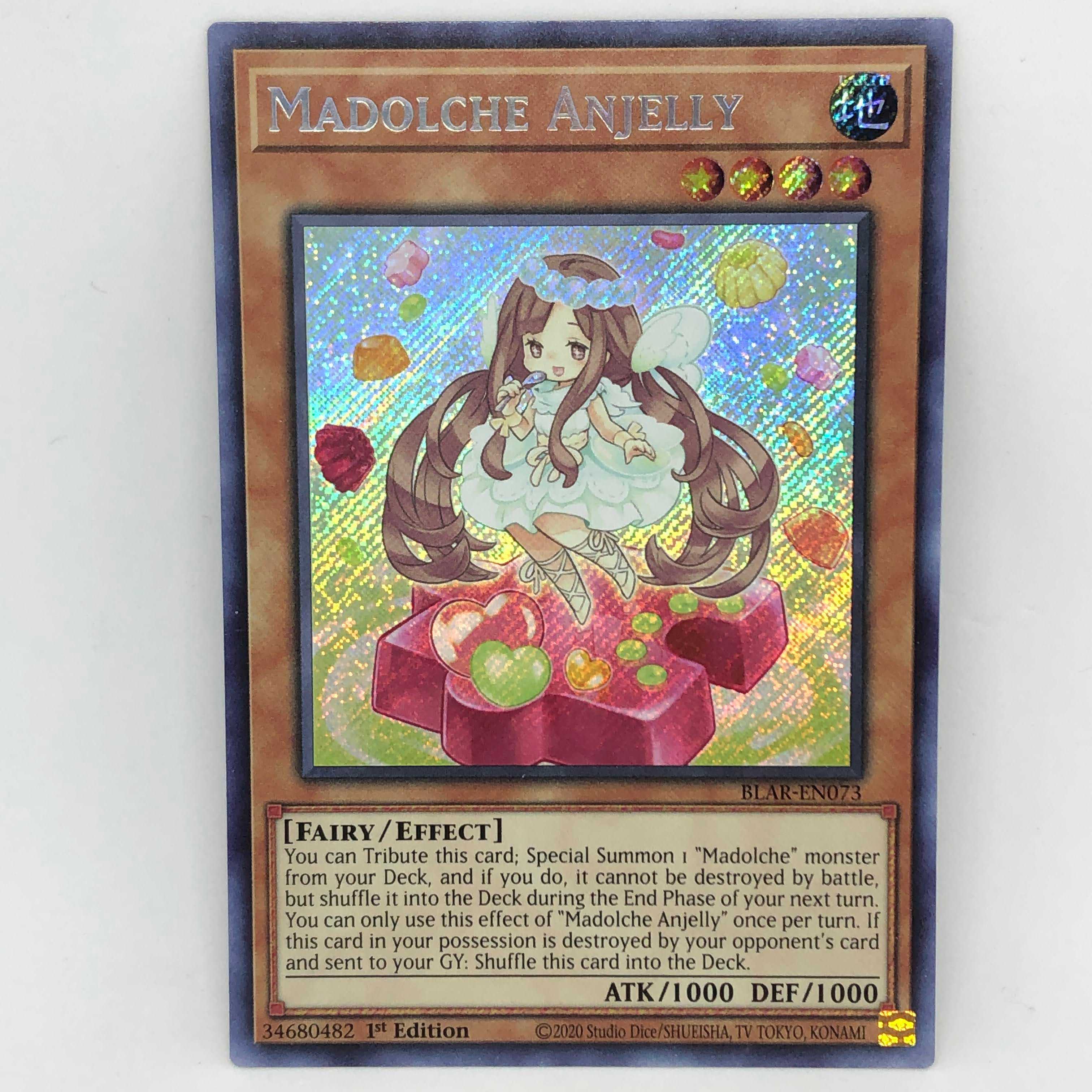Yu-Gi-Oh English Madolche Anjelly 1st BLAR Secret Sik.