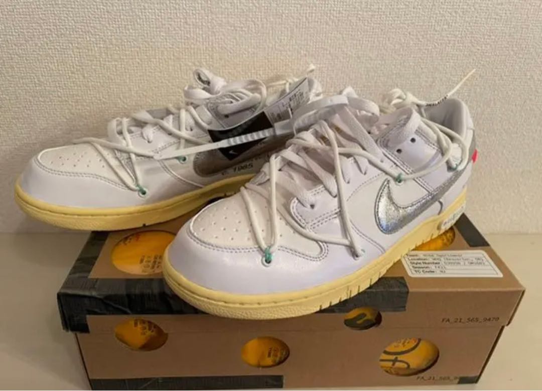 Off Ho Wight Nike Dunk Low 1 OF 50 "Ho Wight 1" 28cm