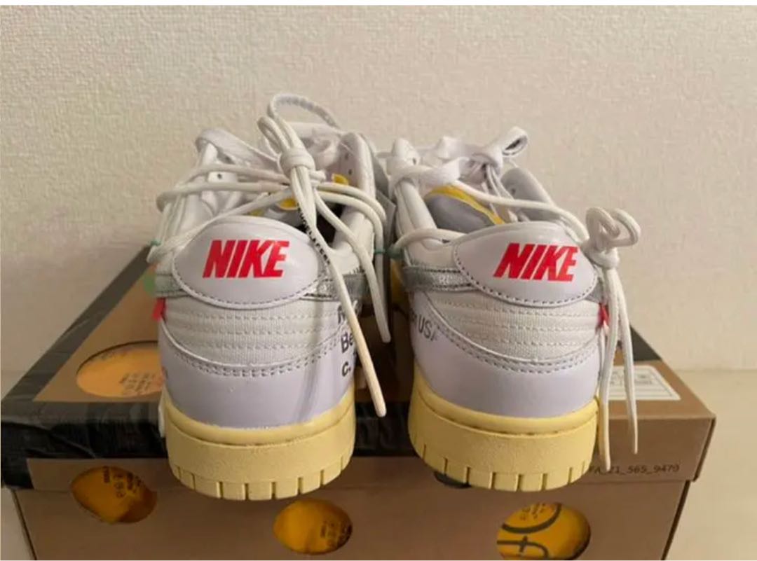 Off Ho Wight Nike Dunk Low 1 OF 50 "Ho Wight 1" 28cm