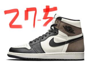 ナイキ エアジョーダン1 ハイ OG セイル/ダークモカブラック　27.5 27.5cm