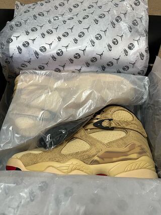 Rui Hachimura × Nike Air Jordan 8 SE "Twine/Gym Red" 25.5cm