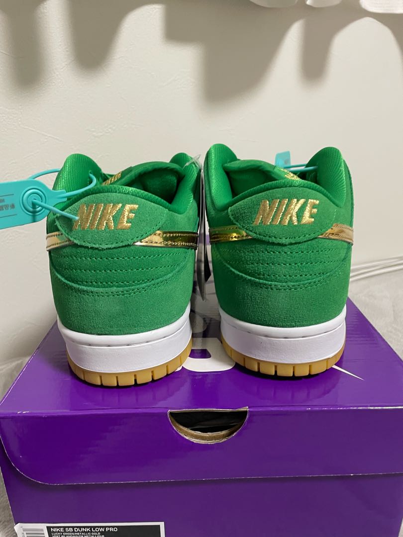 Nike SB Dunk Low Pro "St. Patrick" Chansey Green/Metallic GoldChansey Green BQ6817-303 28.5cm