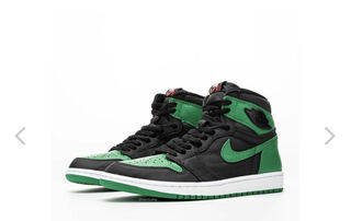 NIKE AIR JORDAN 1 RETRO HIGH OG "BLACK/PINE GREEN" (2020) ナイキ エアジョーダン1 レトロ ハイ OG "ブラック/パイングリーン" (2020) 27cm