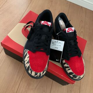 Sole Fly × Nike Air Jordan 1 Low "Black and Sport Red" 27.5cm