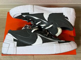 サカイ　SACAI × NIKE BLAZER LOW IRON GREY 27.5cm 27.5cm