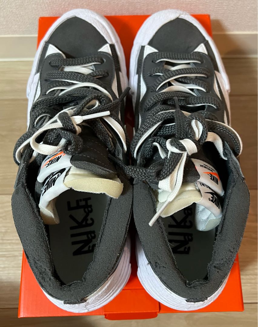 サカイ SACAI × NIKE BLAZER LOW IRON GREY 27.5cm 特価セールサイト × SACAI NIKE 27.5cm GREY IRON LOW BLAZER スニーカー