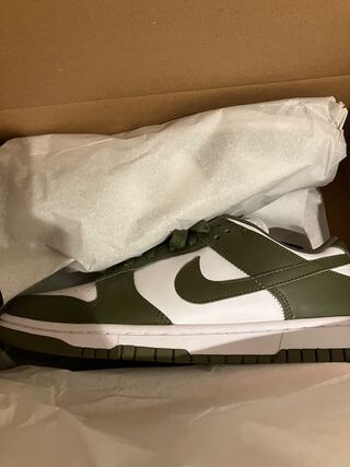 ナイキ ウィメンズ ダンク ロー "ミディアムオリーブ" 26.5cm