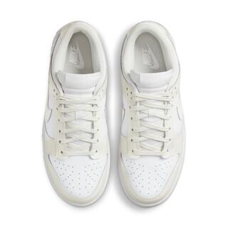NIKE W DUNK LOW WHITE/SAIL-WHITE 22FA-I   24.5cm