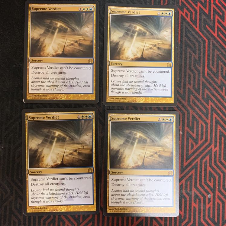 【MTG】至高の評決　4枚