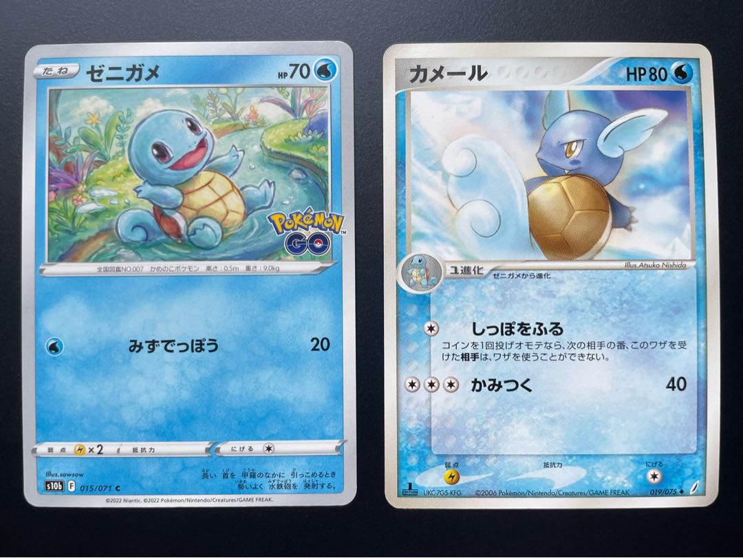 Squirtle Wartortle Set