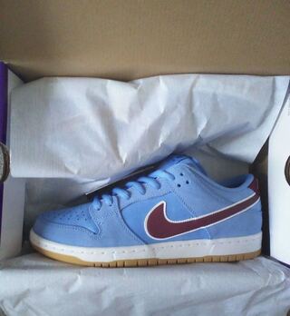 ナイキ SB ダンク ロー プロ "フィリーズ" ユニバーシティ ブルー/チーム レッドホワイト DQ4040-400 28cm