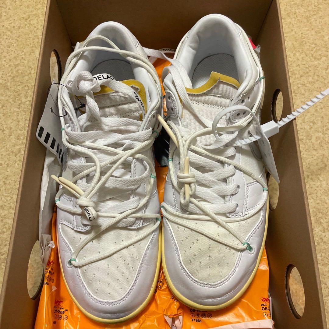 DM1602-127 ナイキ オフホワイト ダンク 27.5cm 27.5cm