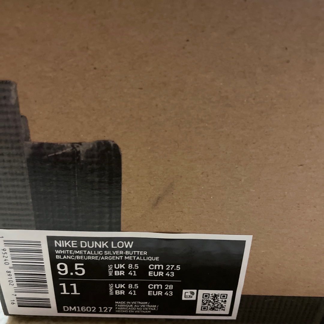 DM1602-127 ナイキ オフホワイト ダンク 27.5cm 27.5cm