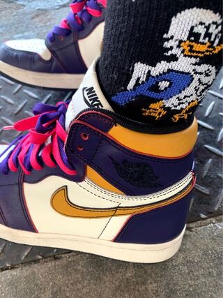 AIR JORDAN 1 RETRO HIGH "LA TO CHICAGO" 25cm 25cm