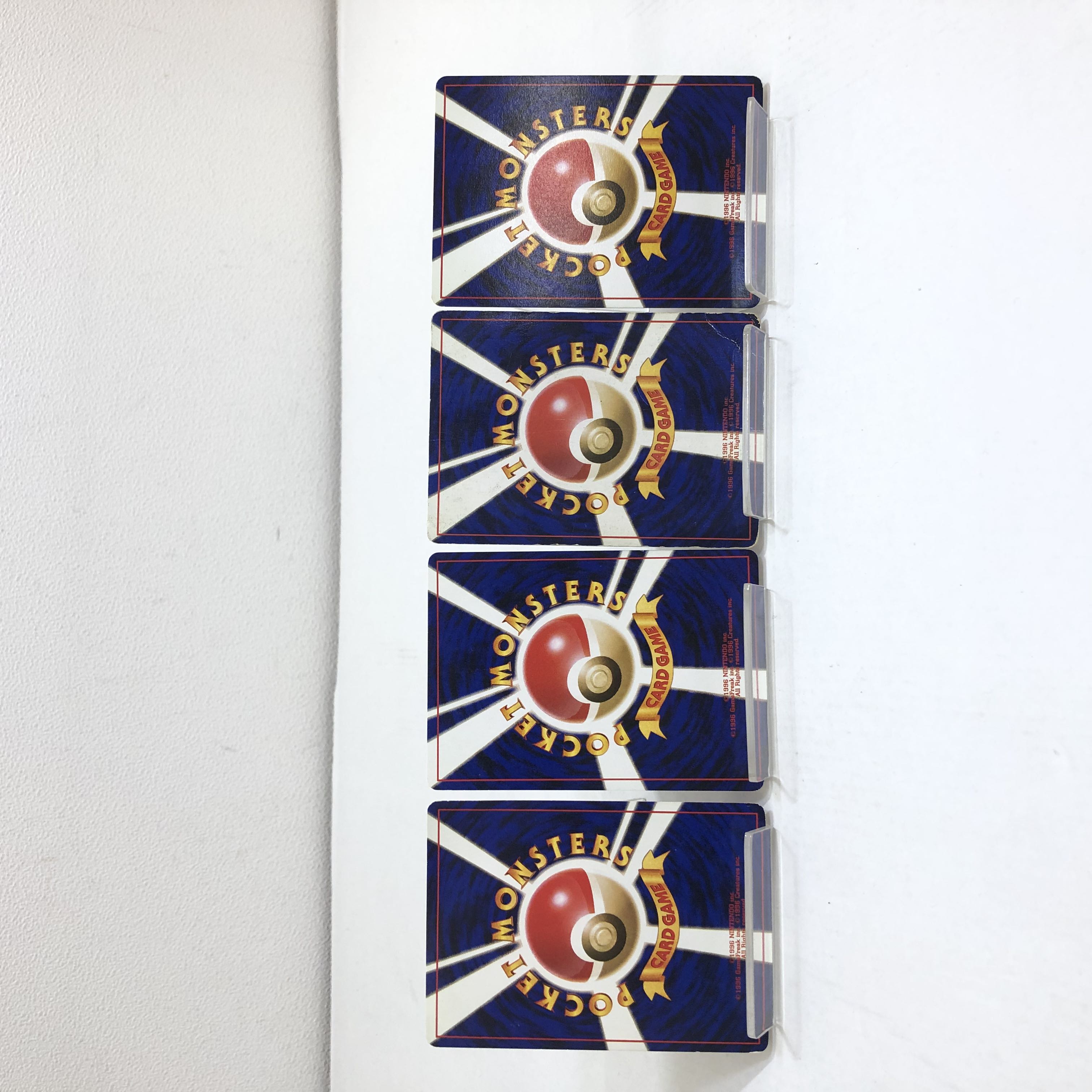 Pocketka Old Back Alakazam Starmie Mr. Mime Slowking Set of 4