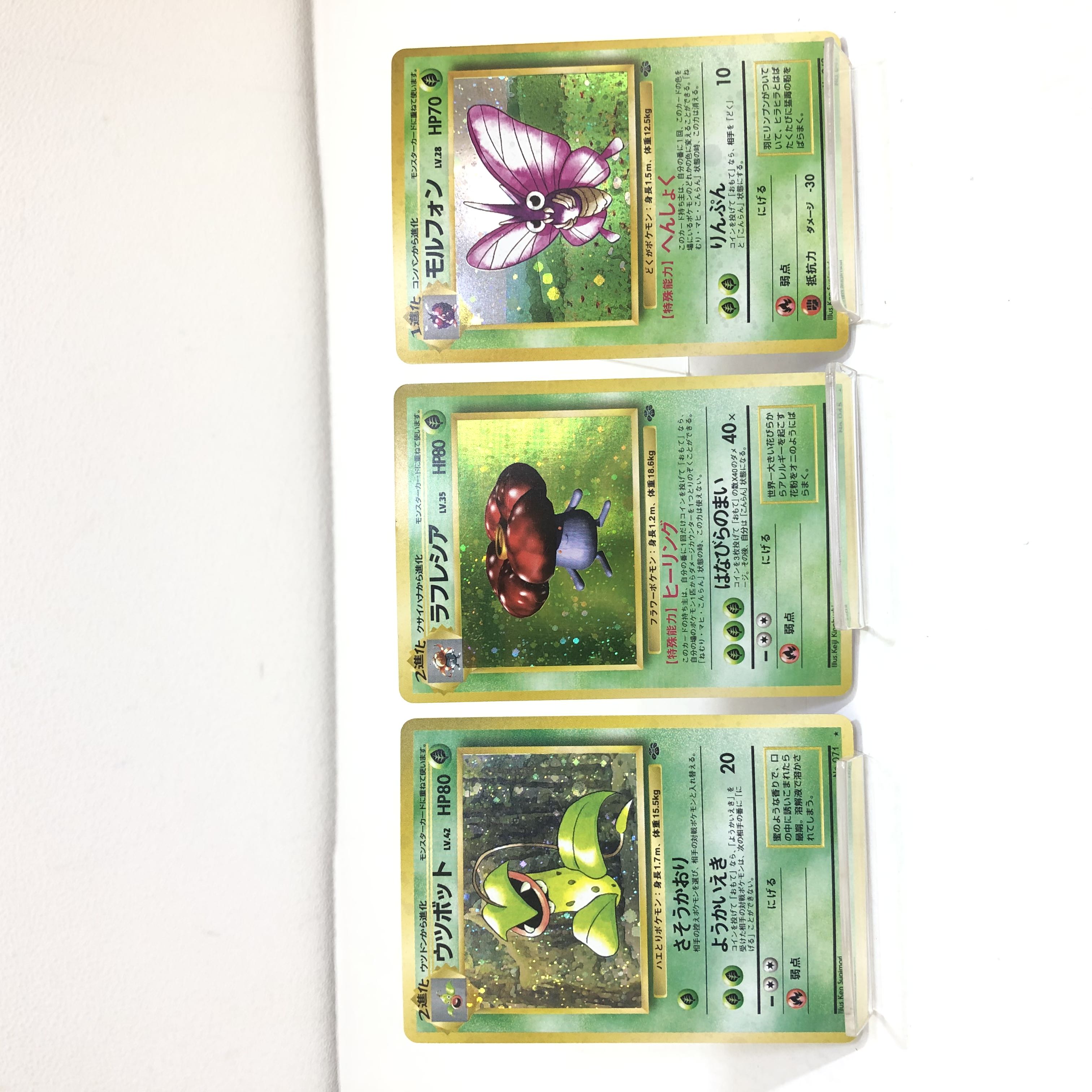 Pocketka Old back Venomoth Vileplume Victreebel