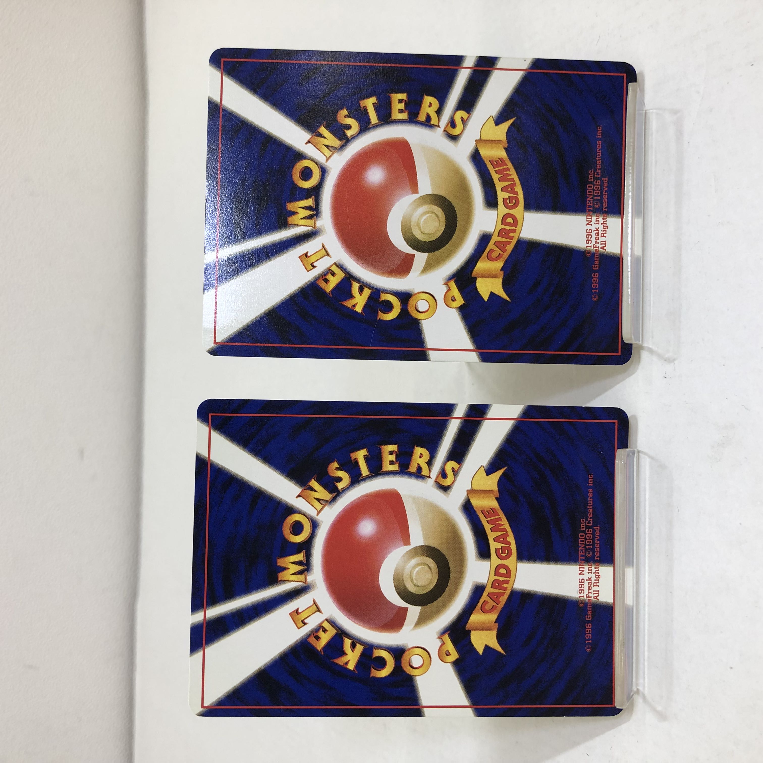 Pokéka, old back Hitmonchan Hitmonlee, set of 2