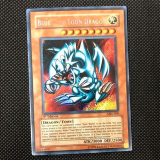 Blue-Eyes Toon Dragon Secret Rare 1st Old Asia [37-0829-02M].