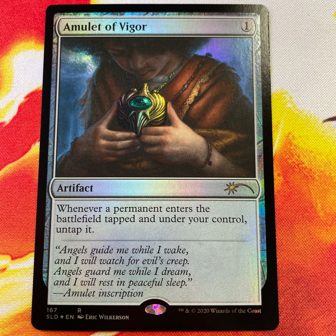 Amulet of Vigor English foil SLD