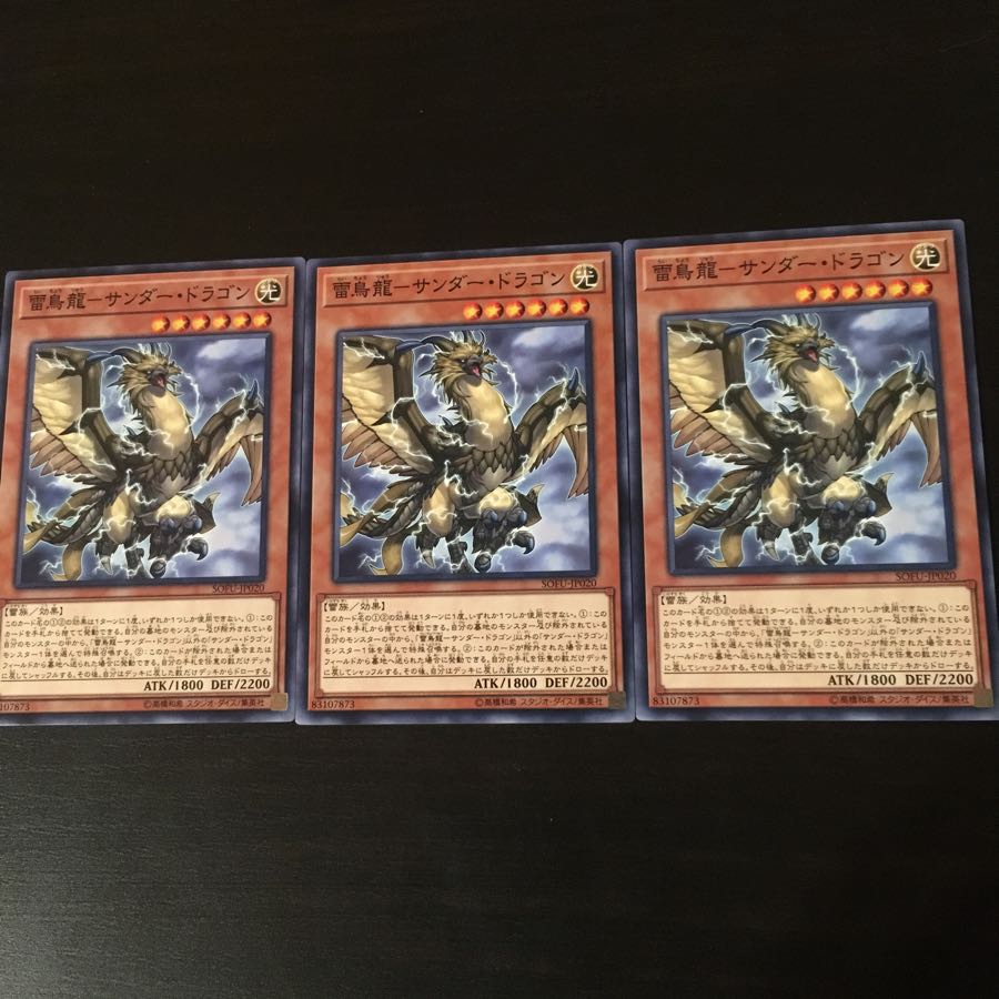 Lightning Bird Dragon Zapdos Dragon 3 pieces