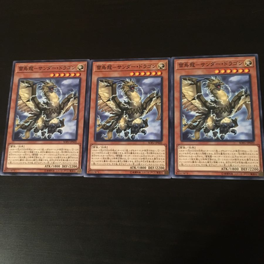 Lightning Bird Dragon Zapdos Dragon 3 pieces