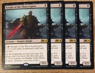 MTG knight of the ebon legion M20 4 English