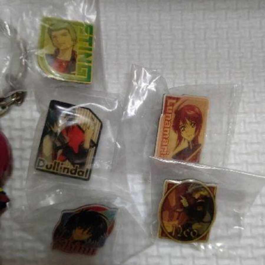 Gundam SEED DESTINY Kira, Lux, Myria, Stella, Mia, Luna Maria, Nicole Figure Key Chain