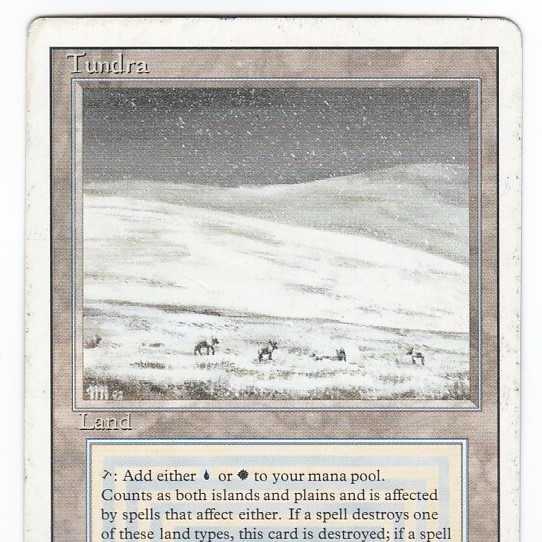 RV Tundra (English) Revised Dual Land MTG Control #: 182