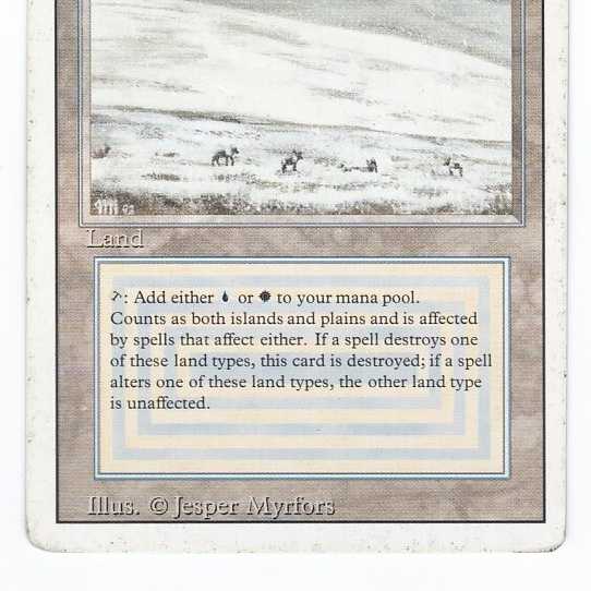 RV Tundra (English) Revised Dual Land MTG Control #: 182
