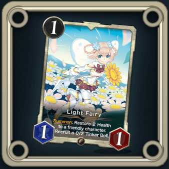 White Spirit When Dead: Add 3 Light Fairies to hand