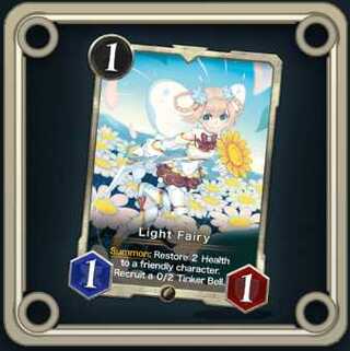 White Spirit When Dead: Add 3 Light Fairies to hand