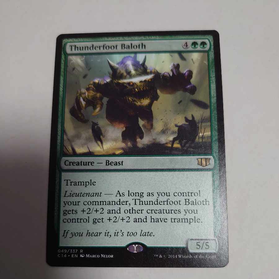 Thunderfoot Baloth English