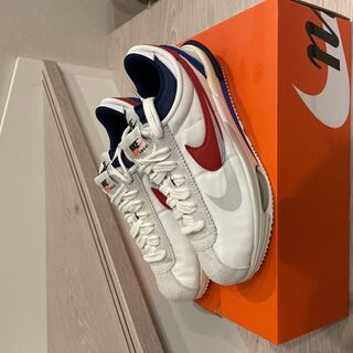 sacai × Nike Zoom Cortez "White and University Red" 27.5cm