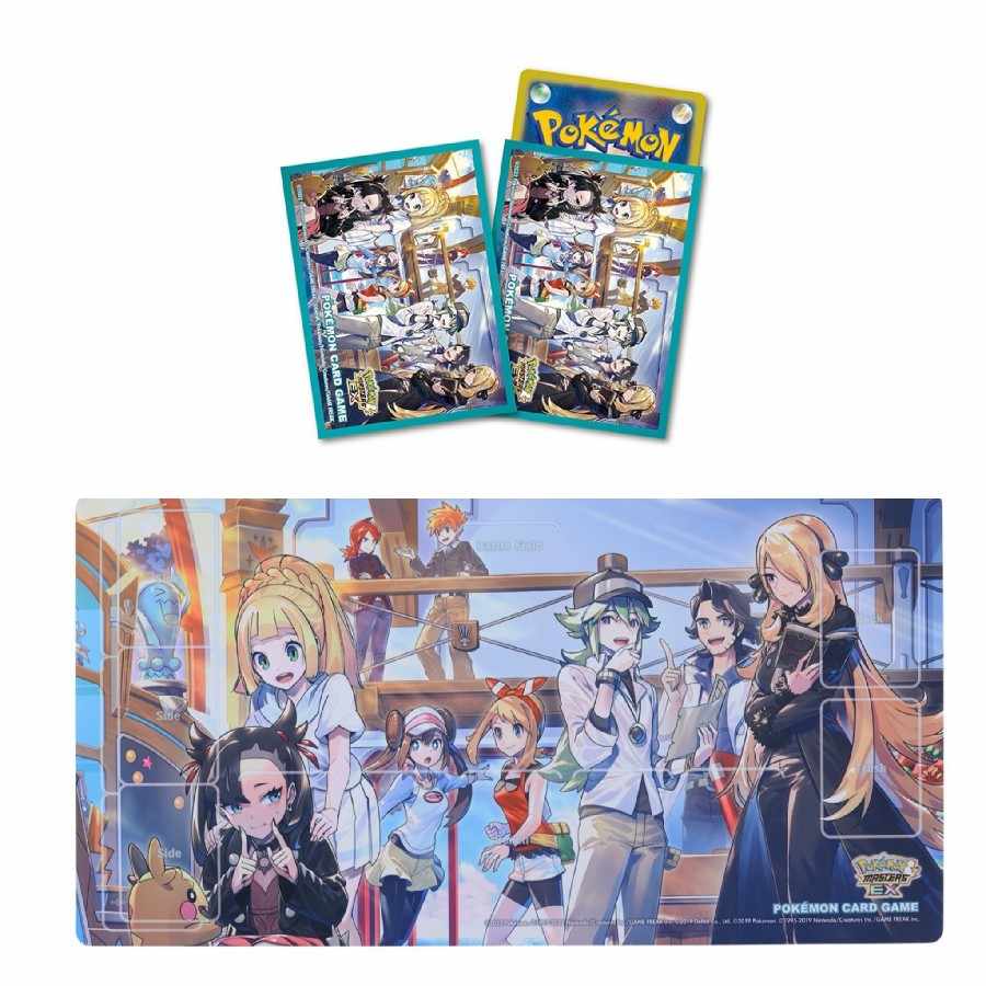 Rubber Play Mat Deck Shield TRAINERS Salon!　POKEKA