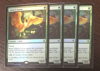 FOIL gilded goose ELD 英4枚セット 金のガチョウ