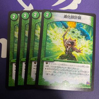 進化設計図　4枚