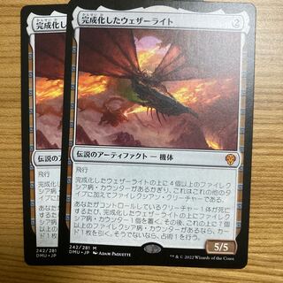 完成化したウェザーライト　2枚