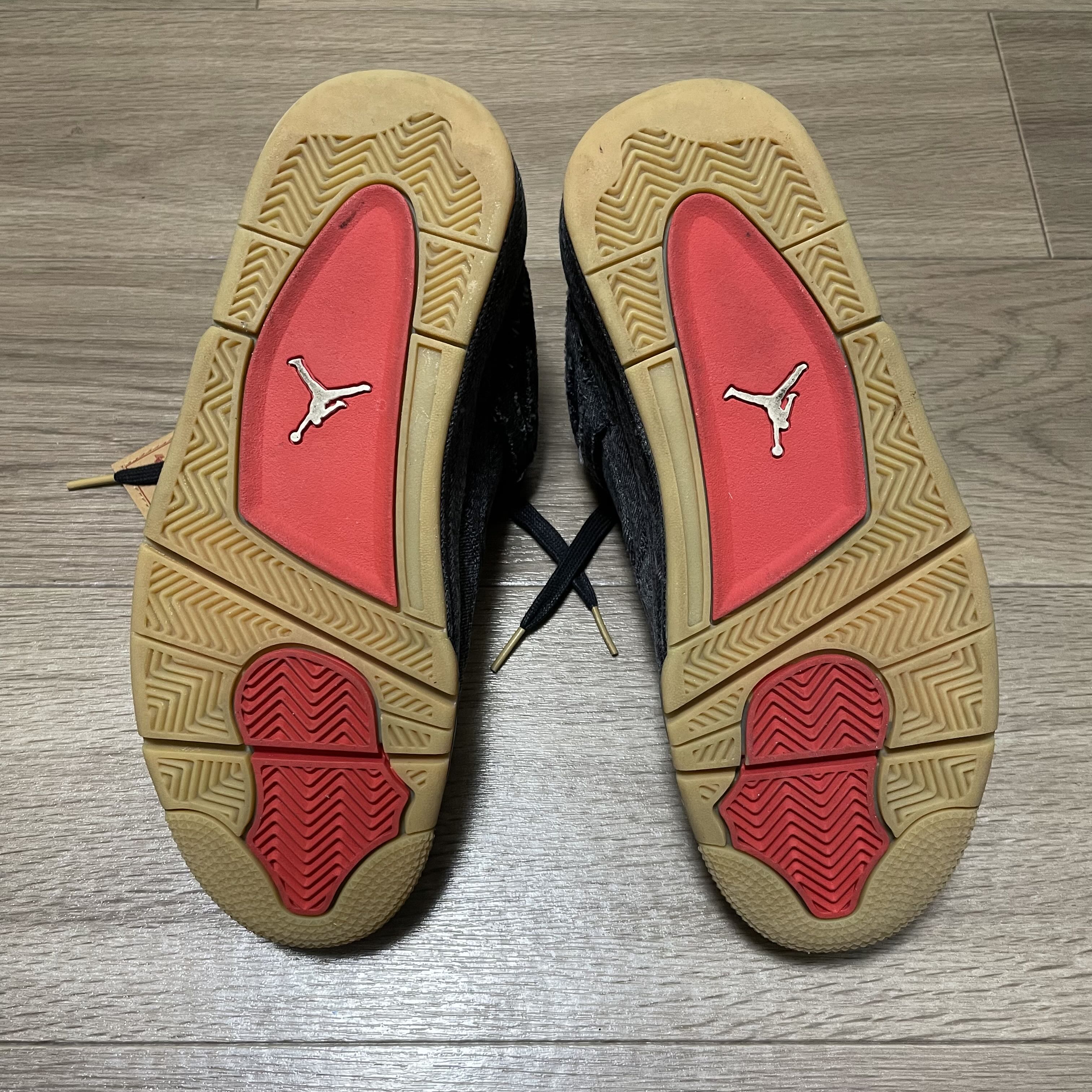 NIKE x LEVI'S AIR JORDAN 4 "BLACK DENIM" (tag: LEVIS) 26.5cm