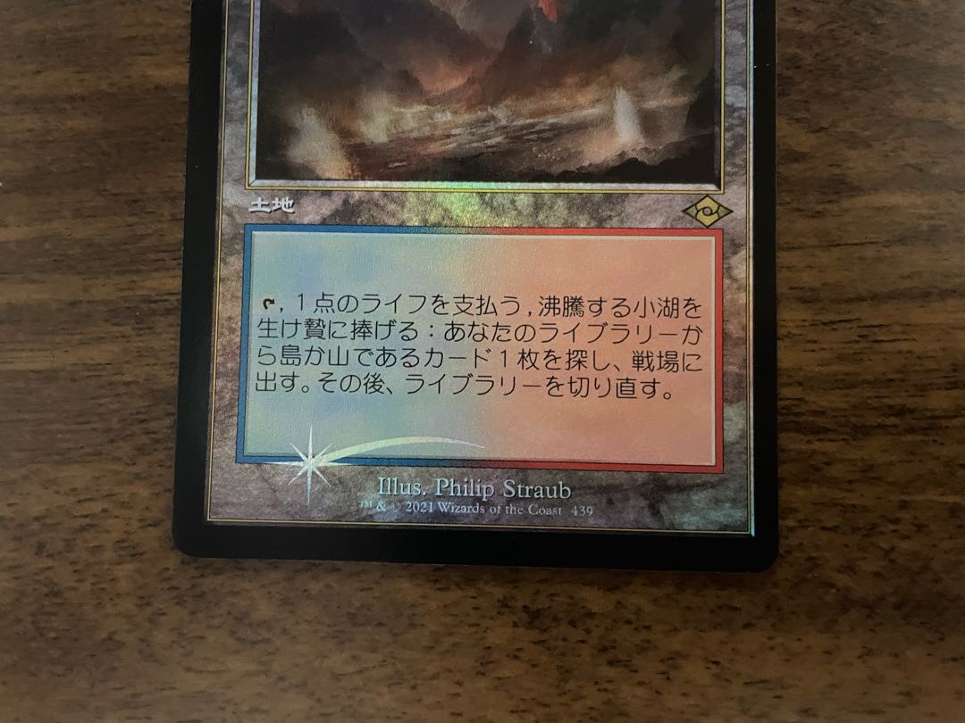 Scalding Tarn old frame foil Japanese