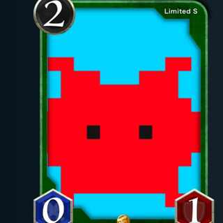 Sカード　赤ゴマ