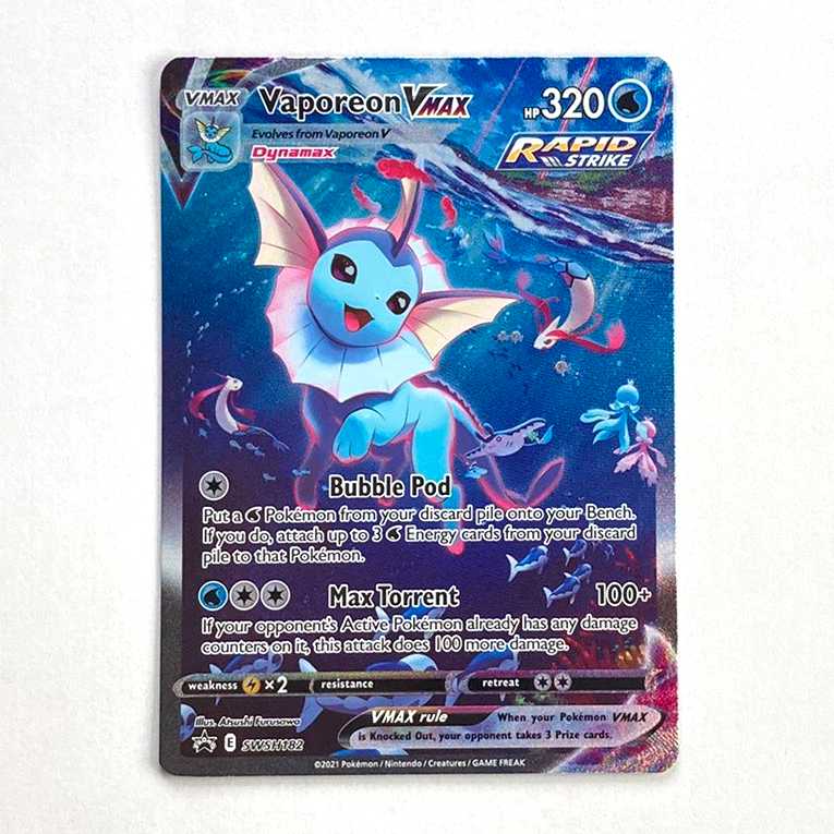 夏ポケカ英語版 ブースター/シャワーズ/サンダース 3枚セット