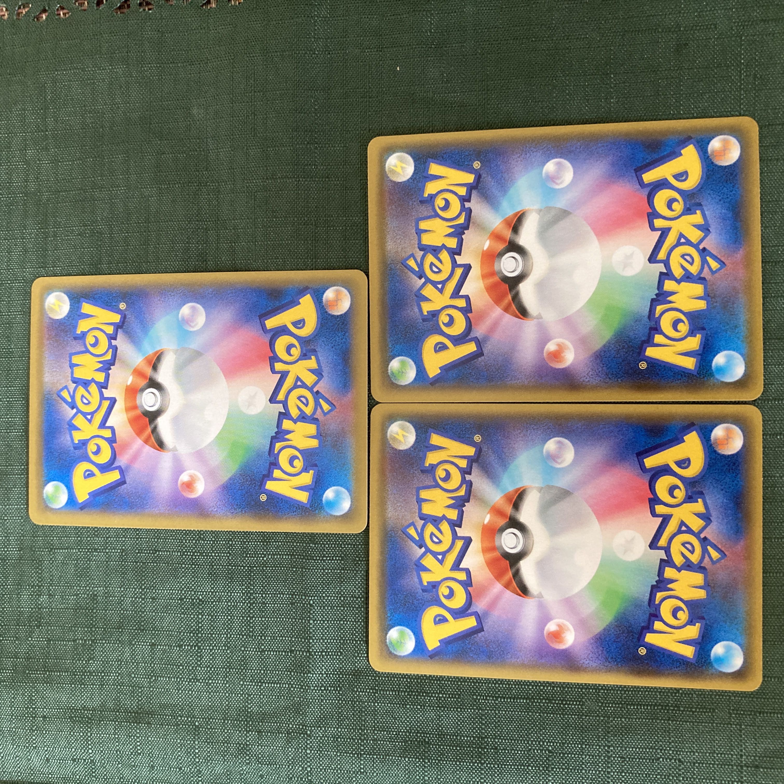 Pokémon Cards ZacianV Set of 3