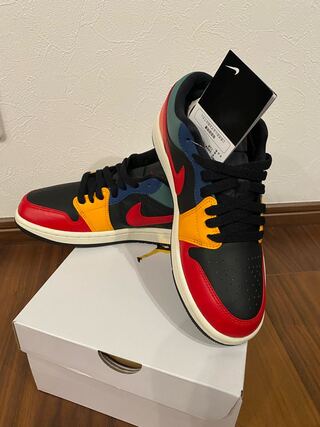 Nike WMNS Air Jordan 1 Low SE "Black Multi"   24cm