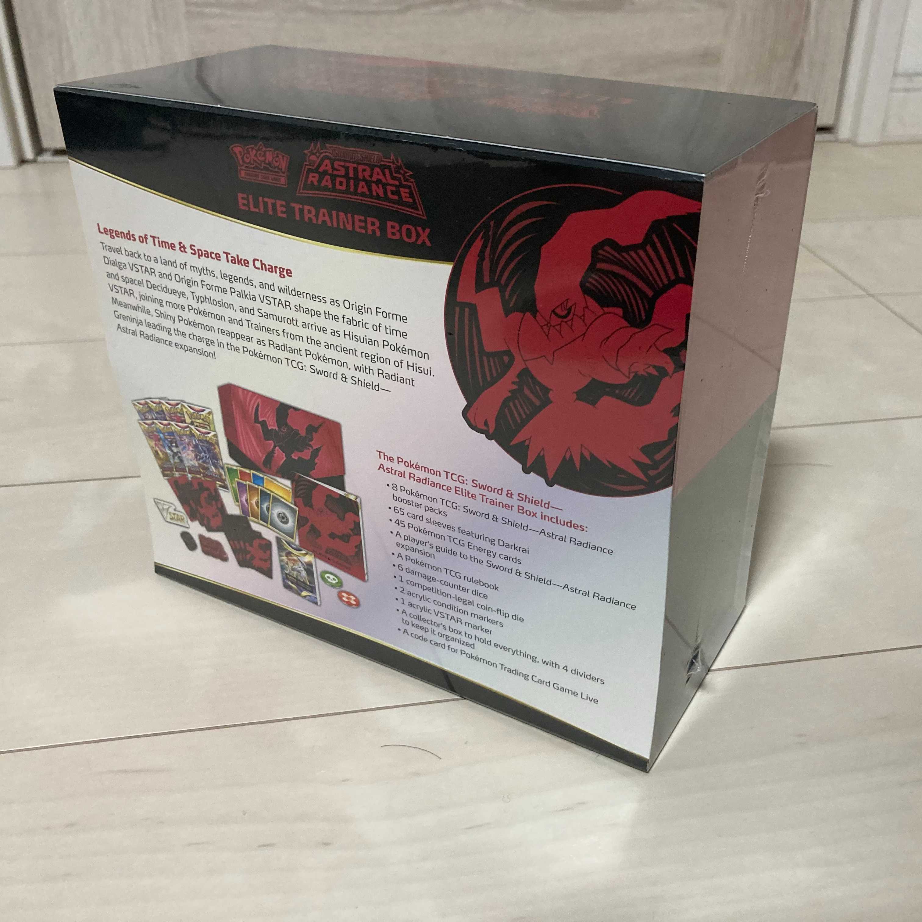 Pokémon Card Astral Radiance Ace Trainer Box Umi Out of Box