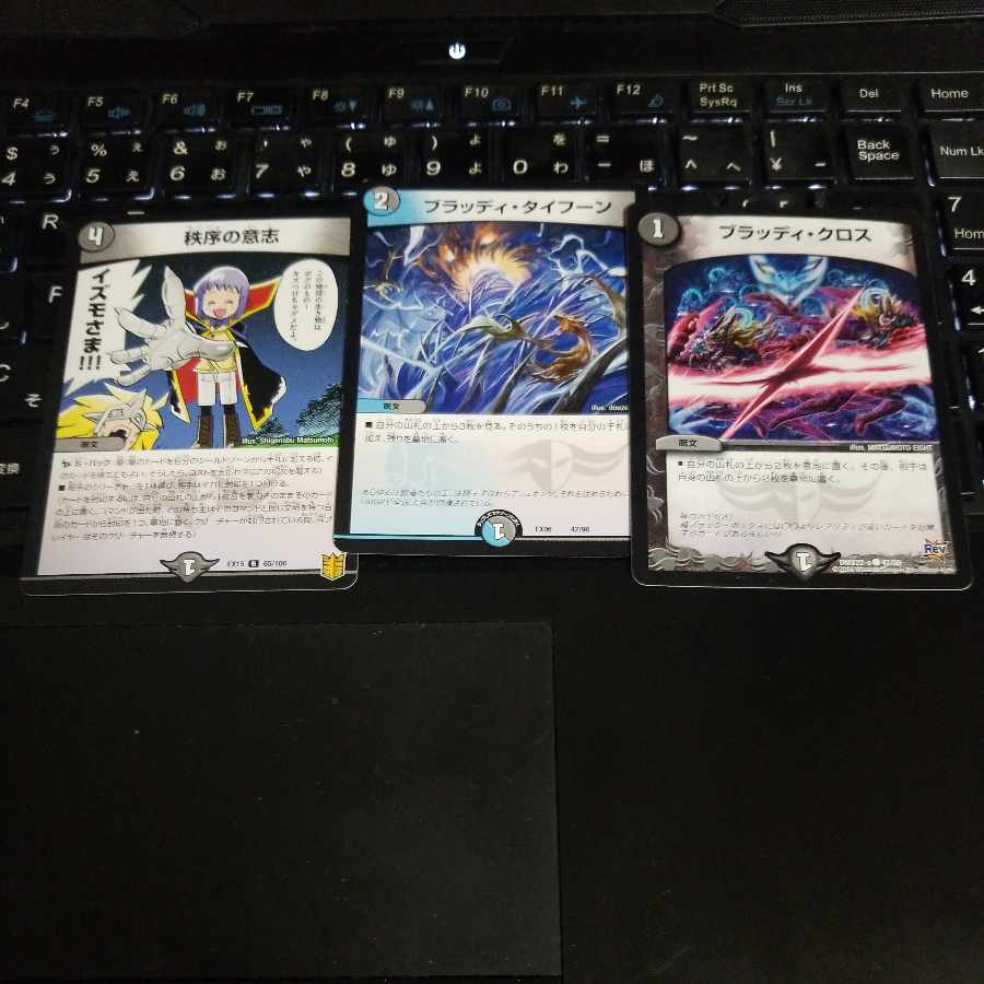 水闇パーツセット　ブラッディ・タイフーン　ブラッディ・クロス　秩序の意志