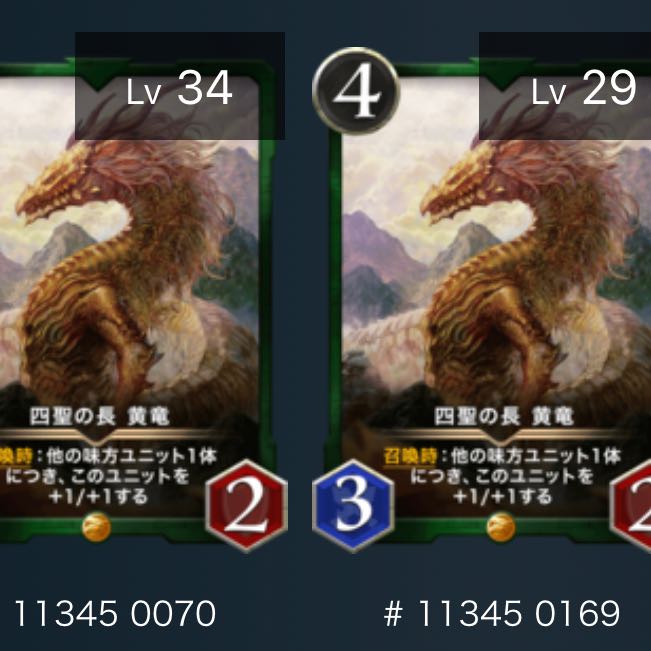 四聖の長 黄龍（2枚セット）