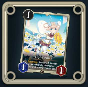 When Spirit Dead: Add 3 Light Fairies to your hand.