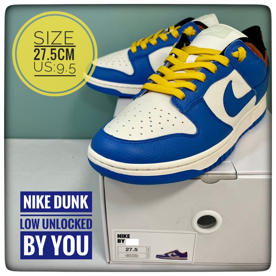 27.5cm】Nike Dunk Low Unlocked By You の通販 sun.arrows(744812069 販売の人気 26.5cm アンロックド ナイキ ダンク NIKE YOU BY DUNK スニーカー